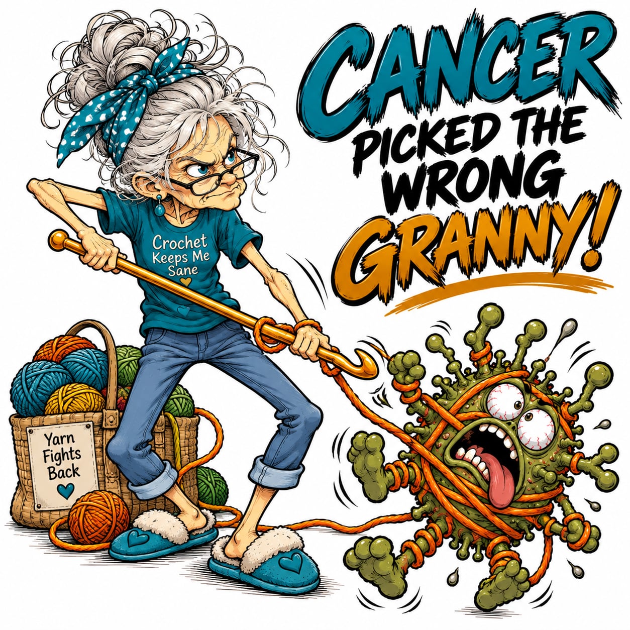 Wrong Granny cancer-fighting graphic